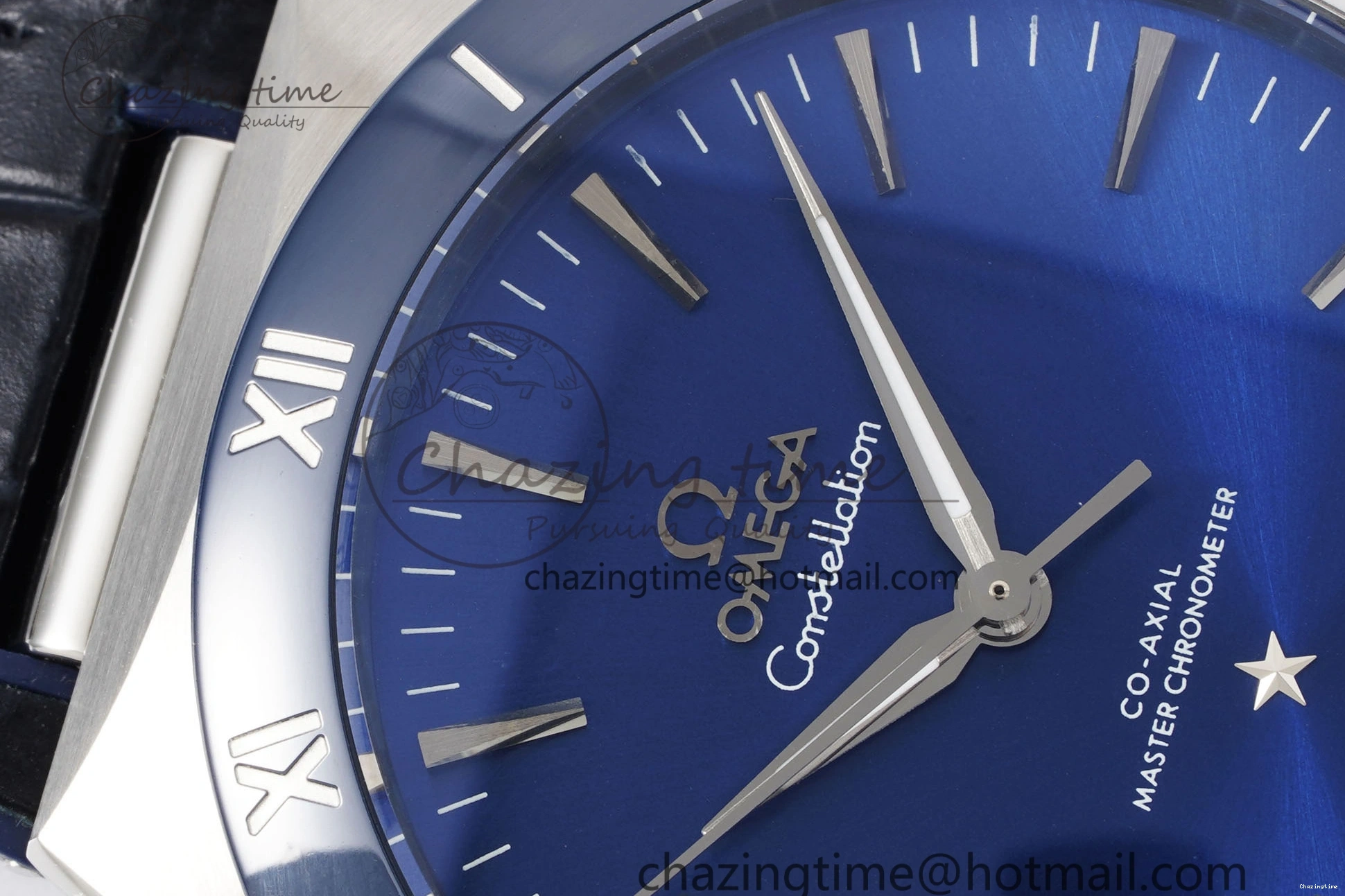 0114 Constellation Blue Ceramic SS 8F 1:1 Best Edition Blue Dial on Blue Gummy Strap A TravelReady 7800